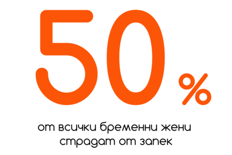 50% от всички бременни жени страдат от запек